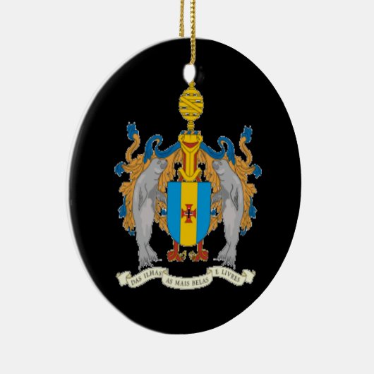 マデイラクリスマスオーナメント セラミックオーナメント (右)