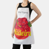 マデイラハイビスカスフラワーアイランドポルトガルお土産 エプロン (インサイチュ)