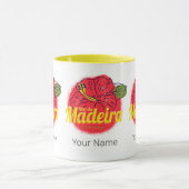 マデイラハイビスカスフラワーアイランドポルトガルお土産 マグカップ (中央)