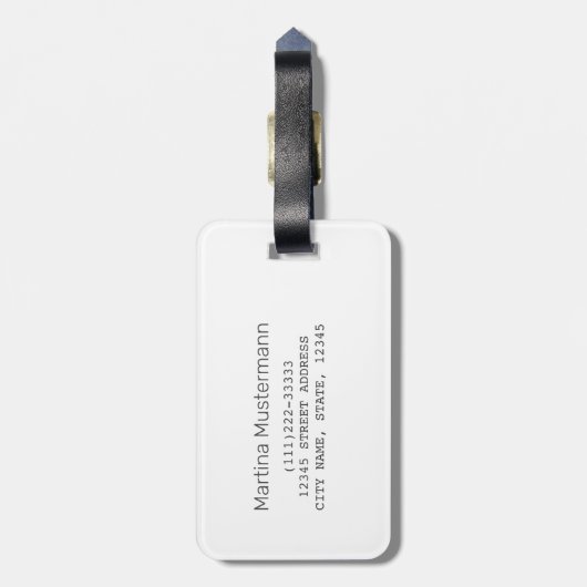 マデイラハイビスカスフラワーアイランドポルトガルお土産 ラゲッジタグ (裏面縦)