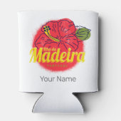 マデイラハイビスカスフラワーアイランドポルトガルお土産 缶クーラー (裏面)