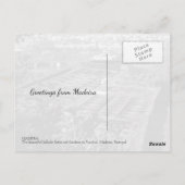 マデイラファンシャル植物園土産 ポストカード (裏面)