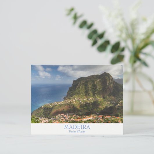 マデイラペンハダギアはがき付き文字 ポストカード (スタンド正面)