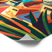 マデイラポルトガルトラベルアートヴィンテージ ポスター (角)