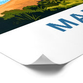 マデイラポルトガルトラベルプリント ポスター (角)