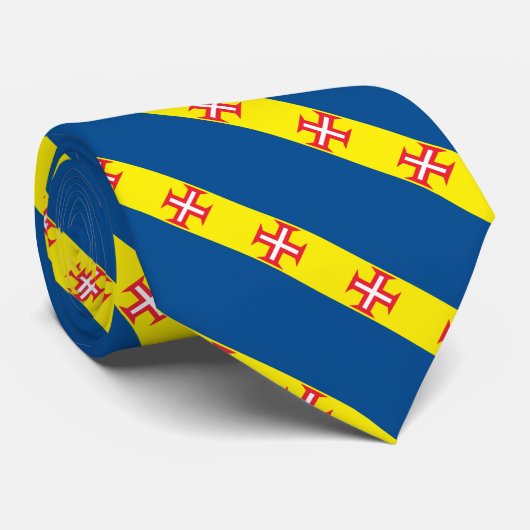 マデイラ国旗 ネクタイ (ロール)
