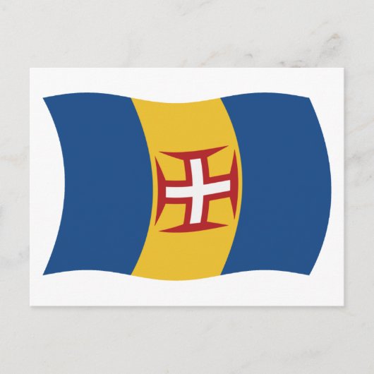 マデイラ国旗 ポストカード (正面)