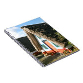 マデイラ島の写真とサンタナの典型的な家 ノートブック (右側)