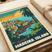 マデイラ島の旅ポスター ビンテージ壁画 ポスター