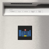 マデイラ文字と国旗の色 マグネット (インサイチュ (食洗機))