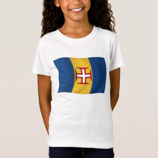 マデイラ旗シャツ Tシャツ (正面)