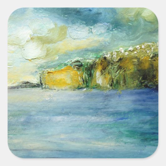 マデイラ2014年のはがき スクエアシール (正面)