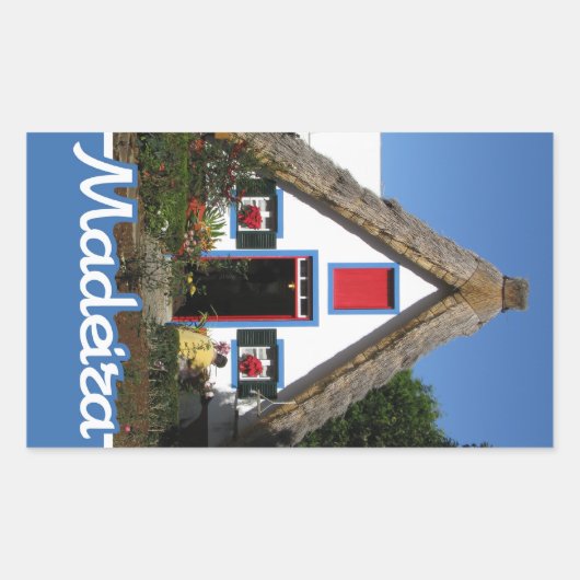 マデイラ・ステッカー 長方形シール (正面)