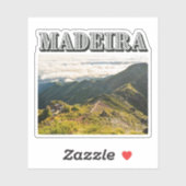 マデイラ ピコ ルイボの景色、旅行写真 シール (シート)