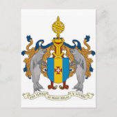 マデイラ(ポルトガル)の紋章付き外衣 ポストカード (正面)