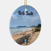 マデイラ：ポルトサントのクリスマス装飾品 セラミックオーナメント (右)