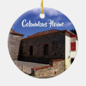 マデイラ：ポルトサントのクリスマス装飾品 セラミックオーナメント (裏面)