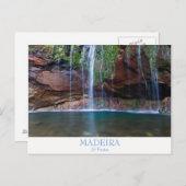 マデイラ – 25フォンテポストカード文字 ポストカード (正面/裏面)