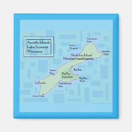 マデラインアイランドスクエアマグネット2025 マグネット