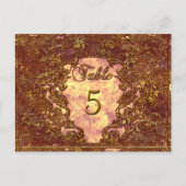 マデリーナカンディビクトリアンステーブル番号カード ポストカード (正面)