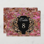 マデリーナビクトリアンテーブル番号カード ポストカード (正面/裏面)