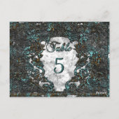 マデリーナルパートビクトリアンテーブル番号カード ポストカード (裏面)