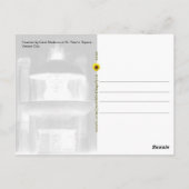 マデルノの噴水セントピーターズスクエア – はがき (裏面)