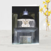 マデルノの泉、セントピーター広場 – カード (黄色い花)