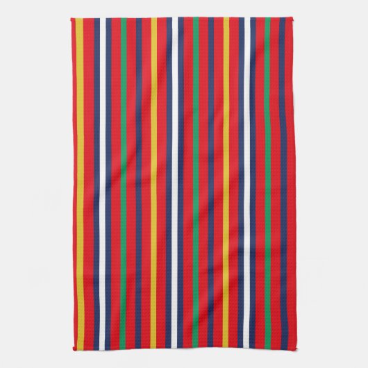 マデ伝統的イラアイランド キッチンタオル (縦)