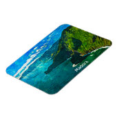 マデ素晴らしイラコースタルビュー油絵を描 マグネット (左側)