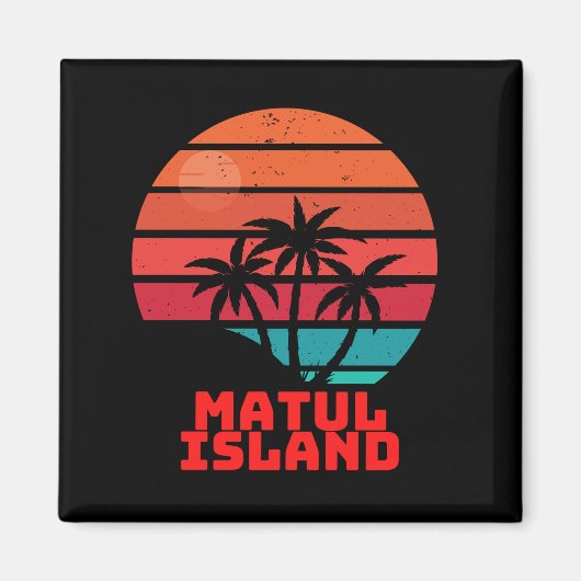 マトゥル島 マグネット (正面)