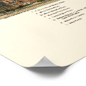 マトゥーン， ILパノラママップ – 1884 ポスター (角)