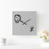 マトウブラウネス スクエア壁時計 (ホーム)