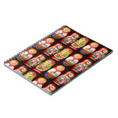 マトカラフルリョシカの人形 ノートブック (左側)