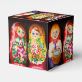 マトカラフルリョシュカ人形お願い箱 フェイバーボックス (裏面サイド)