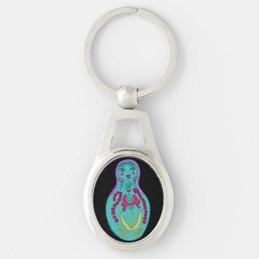 マトモダンルヨシュカドールのキーチェーン キーホルダー (正面)