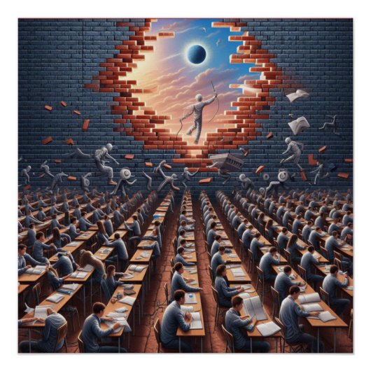 マトリックスからの脱出：超現実的な試験室 ポスター (正面)