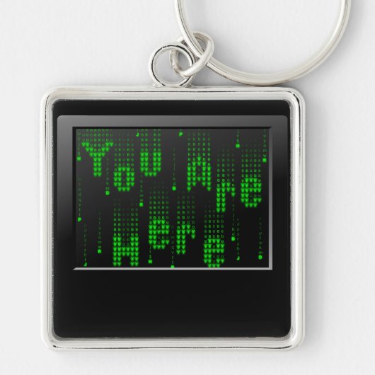 マトリックスのパロディキーホルダーここにいます キーホルダー (正面)