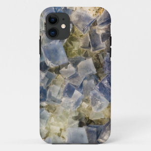 マトリックスの青い螢石の水晶 iPhone 11 ケース
