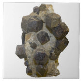 マトリックスのSpessartite タイル (正面)