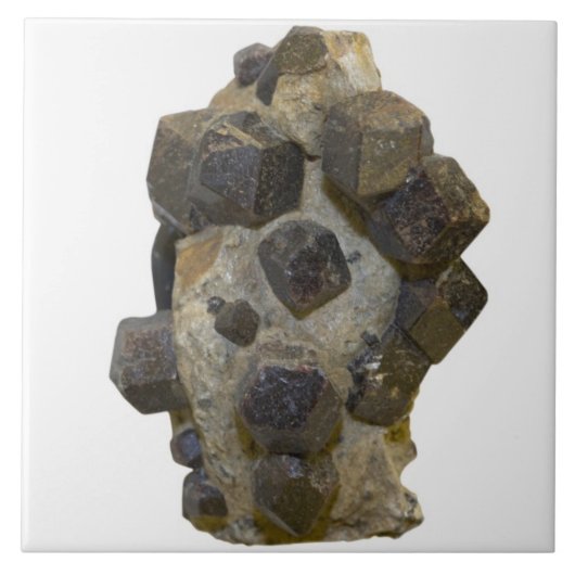 マトリックスのSpessartite タイル (正面)