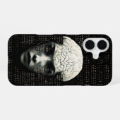 マトリックスマンバイナリコード iPhone 16ケース (裏面横)