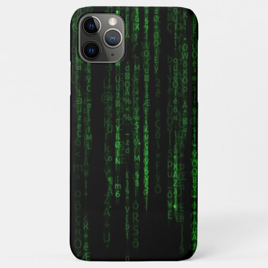 マトリックス雨コード Case-Mate iPhoneケース (裏面)