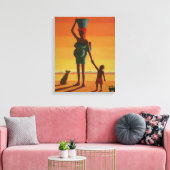 マトリックス2004 キャンバスプリント (インサイチュ (リビング))