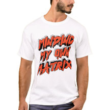 マトリックス グラフィックTシャツ 「自分のマトリックスに集中」