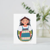 マトリョカイタリアンはがき ポストカード (スタンド正面)