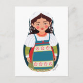 マトリョカイタリアンはがき ポストカード (正面)