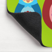 マトリョシカの人形 マウスパッド (コーナー)