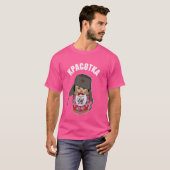 マトリョシカロシアの人形ロシアの Tシャツ (正面フル)