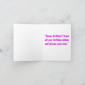 マトリョーシカ人形のグリーティングカード カード (内部)